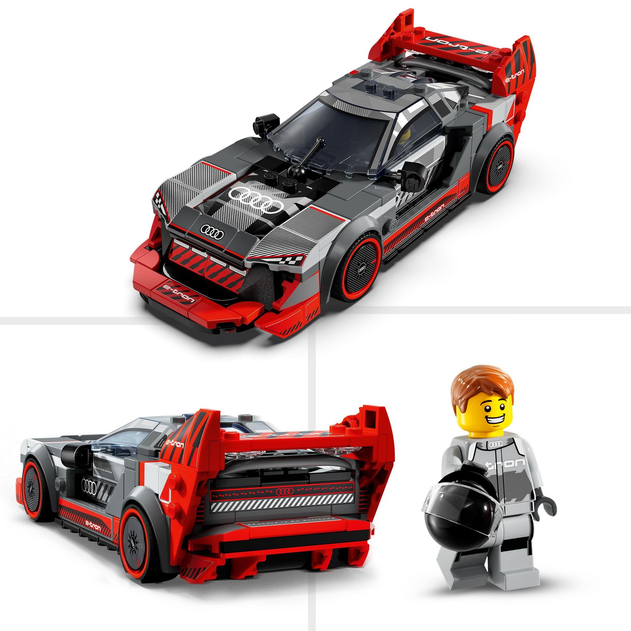 Voir la diapositive 4 : LEGO LEGO Speed Champions 76921 Voiture de Course Audi S1 e-Tron Quattro, Véhicule Jouet