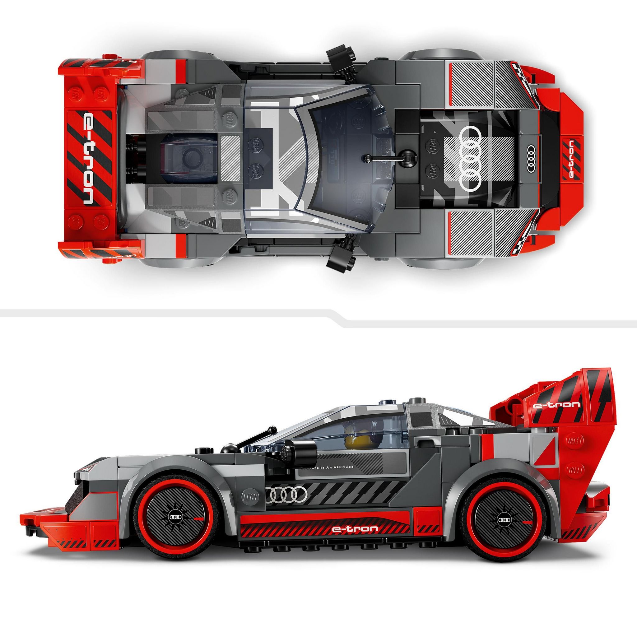 Voir la diapositive 5 : LEGO LEGO Speed Champions 76921 Voiture de Course Audi S1 e-Tron Quattro, Véhicule Jouet