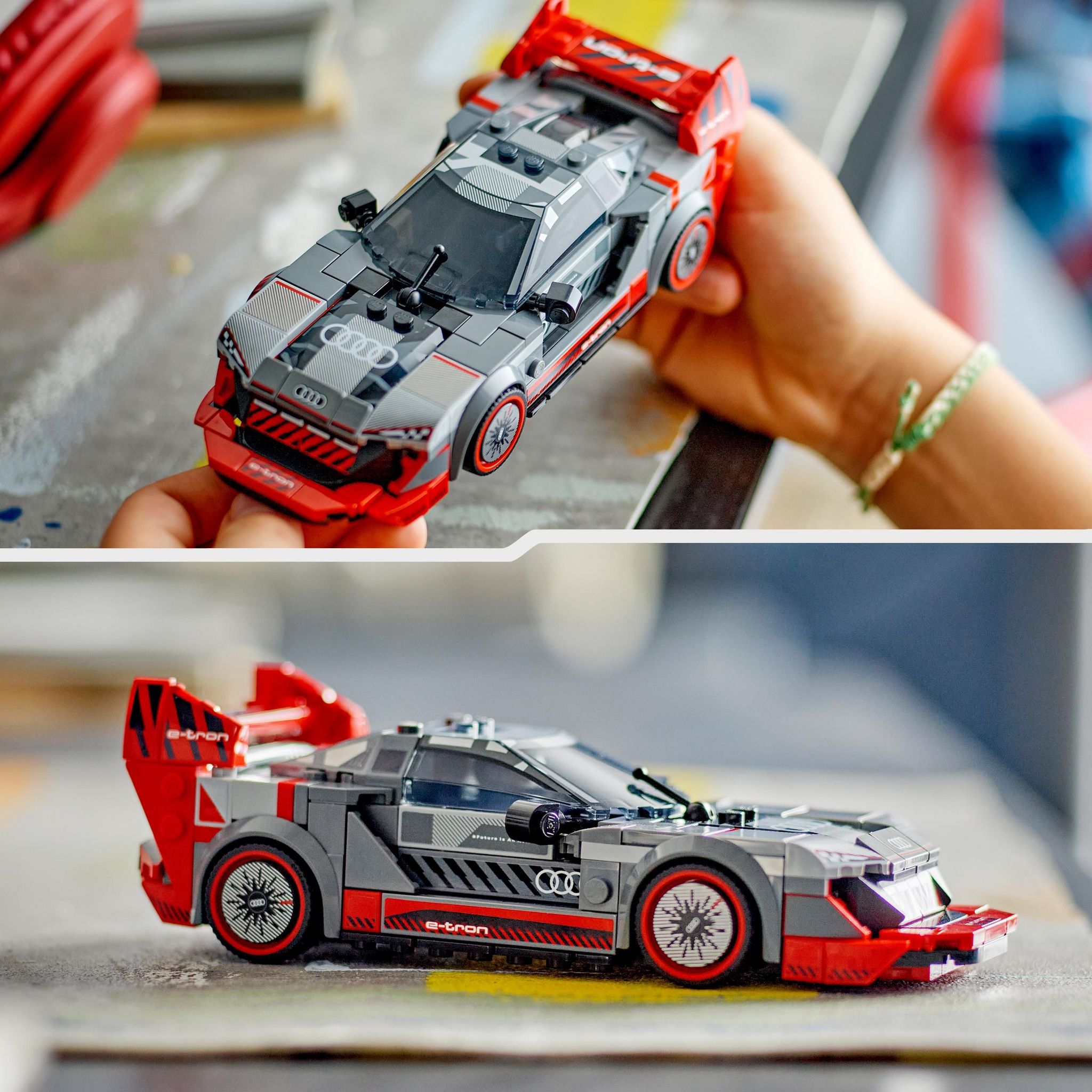 Voir la diapositive 6 : LEGO LEGO Speed Champions 76921 Voiture de Course Audi S1 e-Tron Quattro, Véhicule Jouet