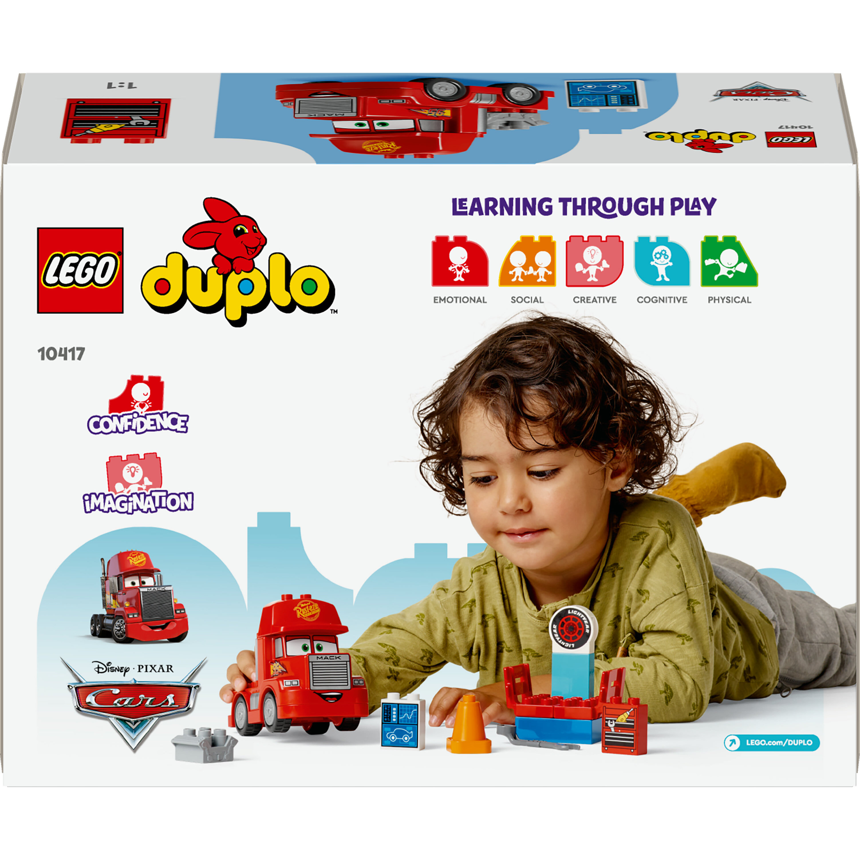 Voir la diapositive 8 : LEGO DUPLO 10417 - Mack at The Race