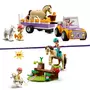 LEGO Friends 42634 La Remorque du Cheval et du Poney, Jouet avec Figurines Liann, Zoya et 2 Figurines d'Animaux