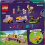 LEGO Friends 42634 La Remorque du Cheval et du Poney, Jouet avec Figurines Liann, Zoya et 2 Figurines d'Animaux