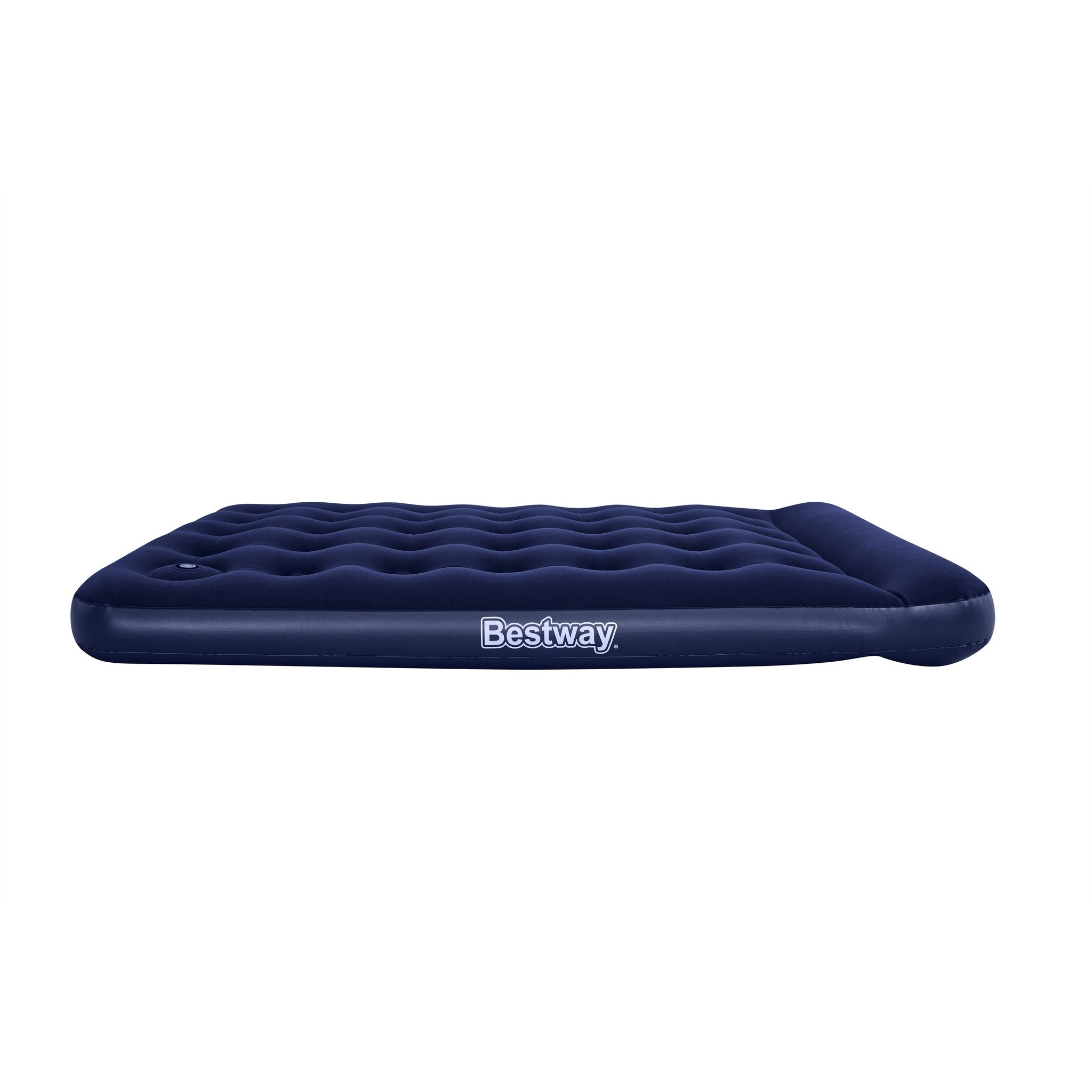 Voir la diapositive 3 : BESTWAY Matelas gonflable avec pompe à pied intégrée 2 places 191 m x 137 x 22 cm - Bleu