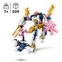 Voir la diapositive 3 : LEGO NINJAGO 71807 Le Robot Élémentaire de la Technologie de Sora, Jouet pour Enfants avec Minifigurine Sora, Cadeau Ninja