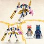 Voir la diapositive 4 : LEGO NINJAGO 71807 Le Robot Élémentaire de la Technologie de Sora, Jouet pour Enfants avec Minifigurine Sora, Cadeau Ninja