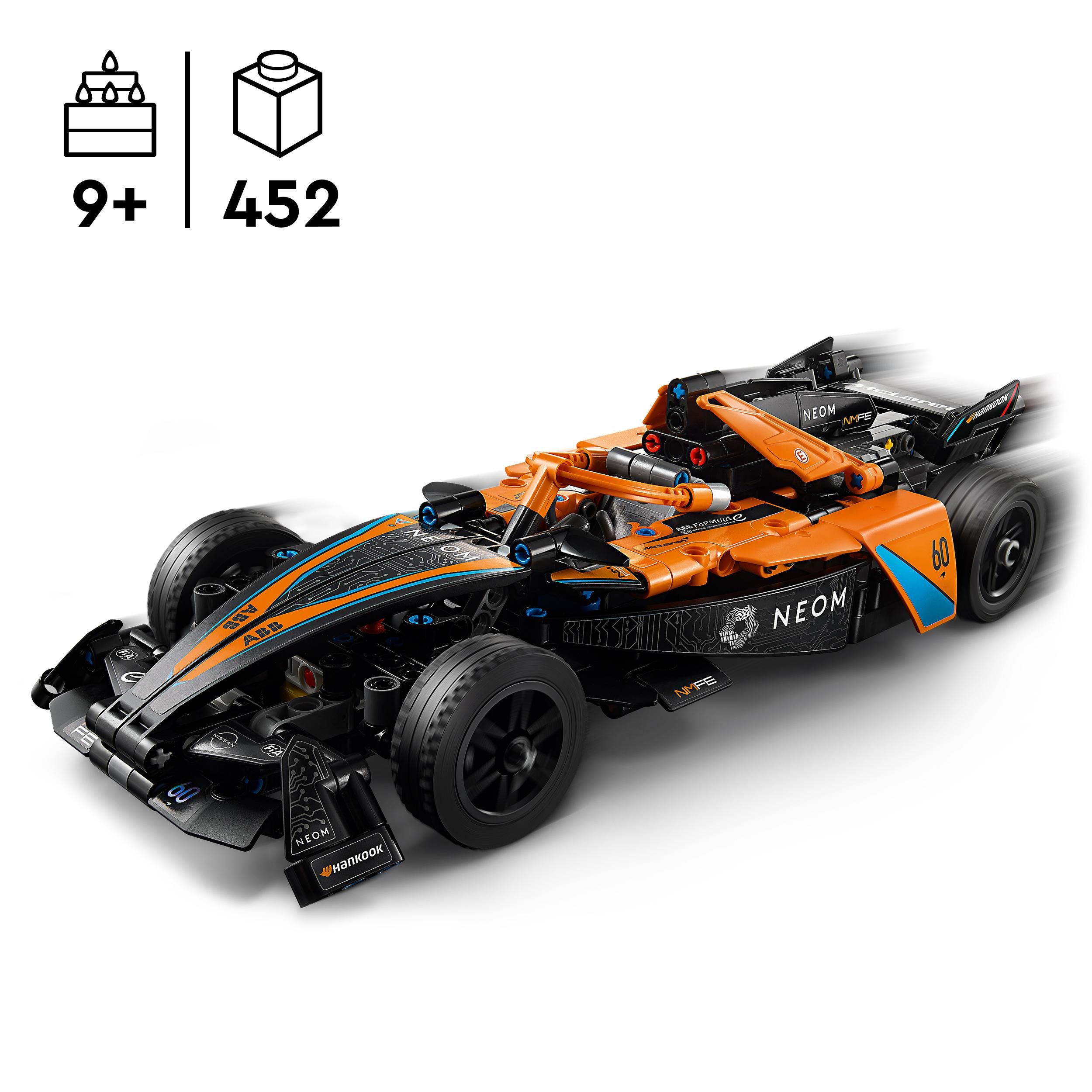 Voir la diapositive 3 : LEGO LEGO Technic 42169 NEOM McLaren Formula E Race Car, Jouet de Voiture, Cadeau Jeu Créatif