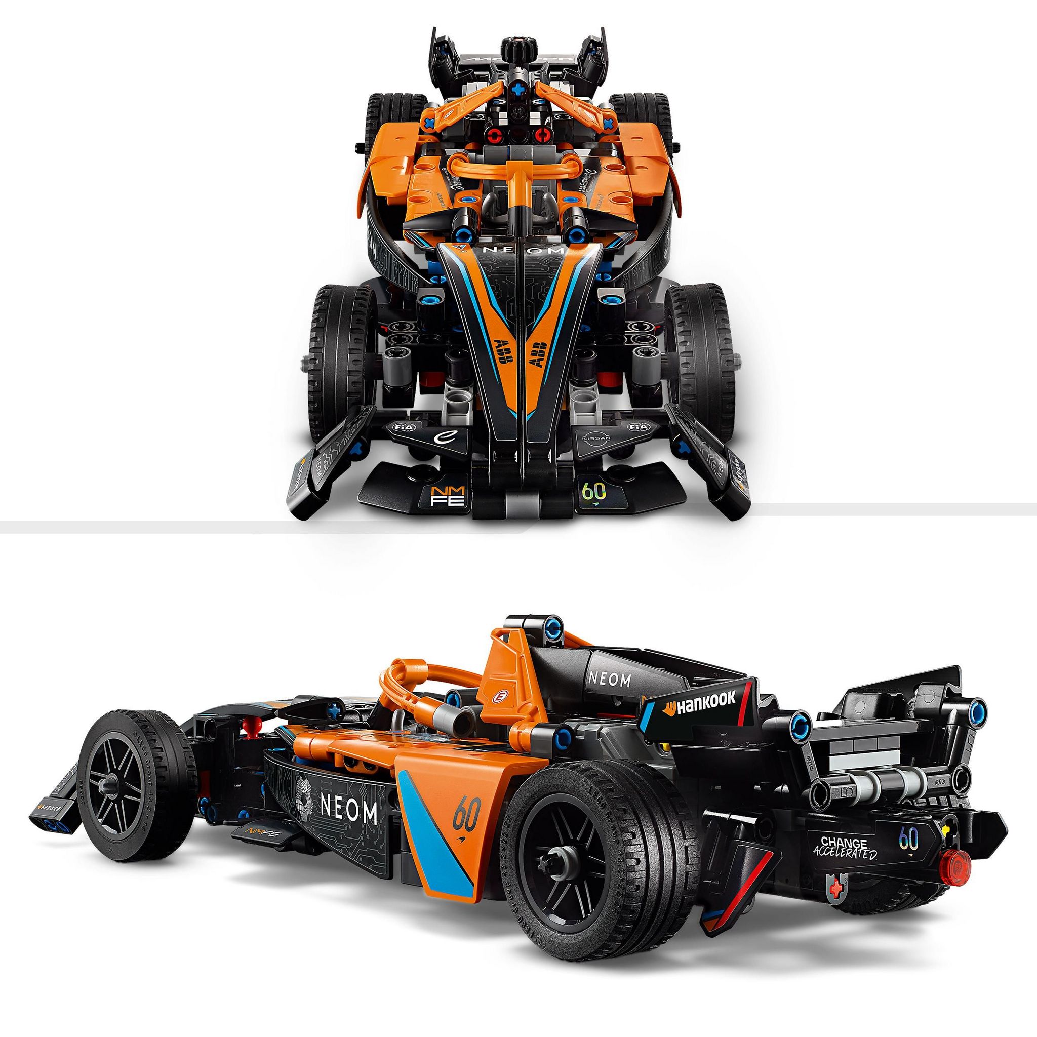 Voir la diapositive 4 : LEGO LEGO Technic 42169 NEOM McLaren Formula E Race Car, Jouet de Voiture, Cadeau Jeu Créatif