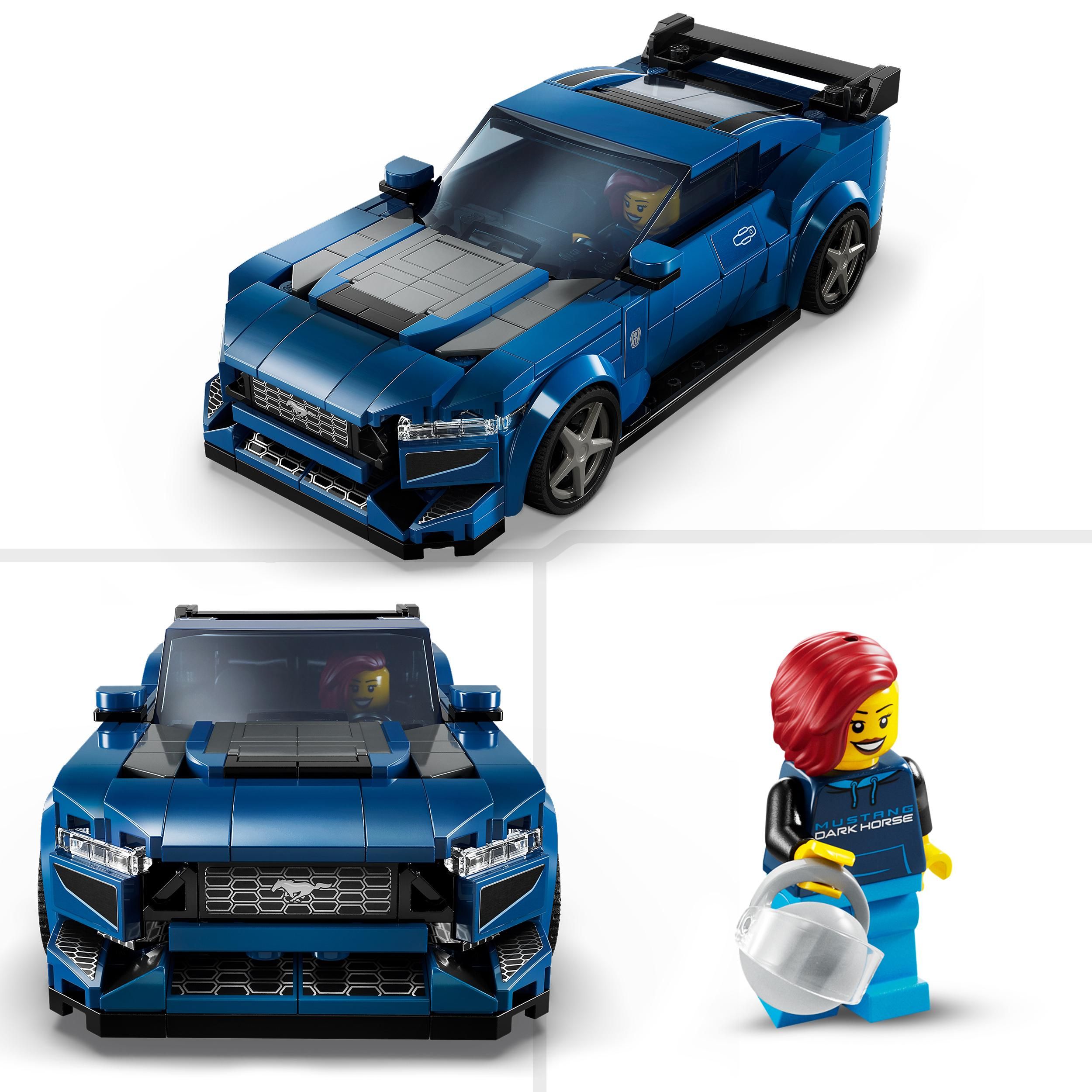 Voir la diapositive 4 : LEGO LEGO Speed Champions 76920 La Voiture de Sport Ford Mustang Dark Horse, Set pour Enfants