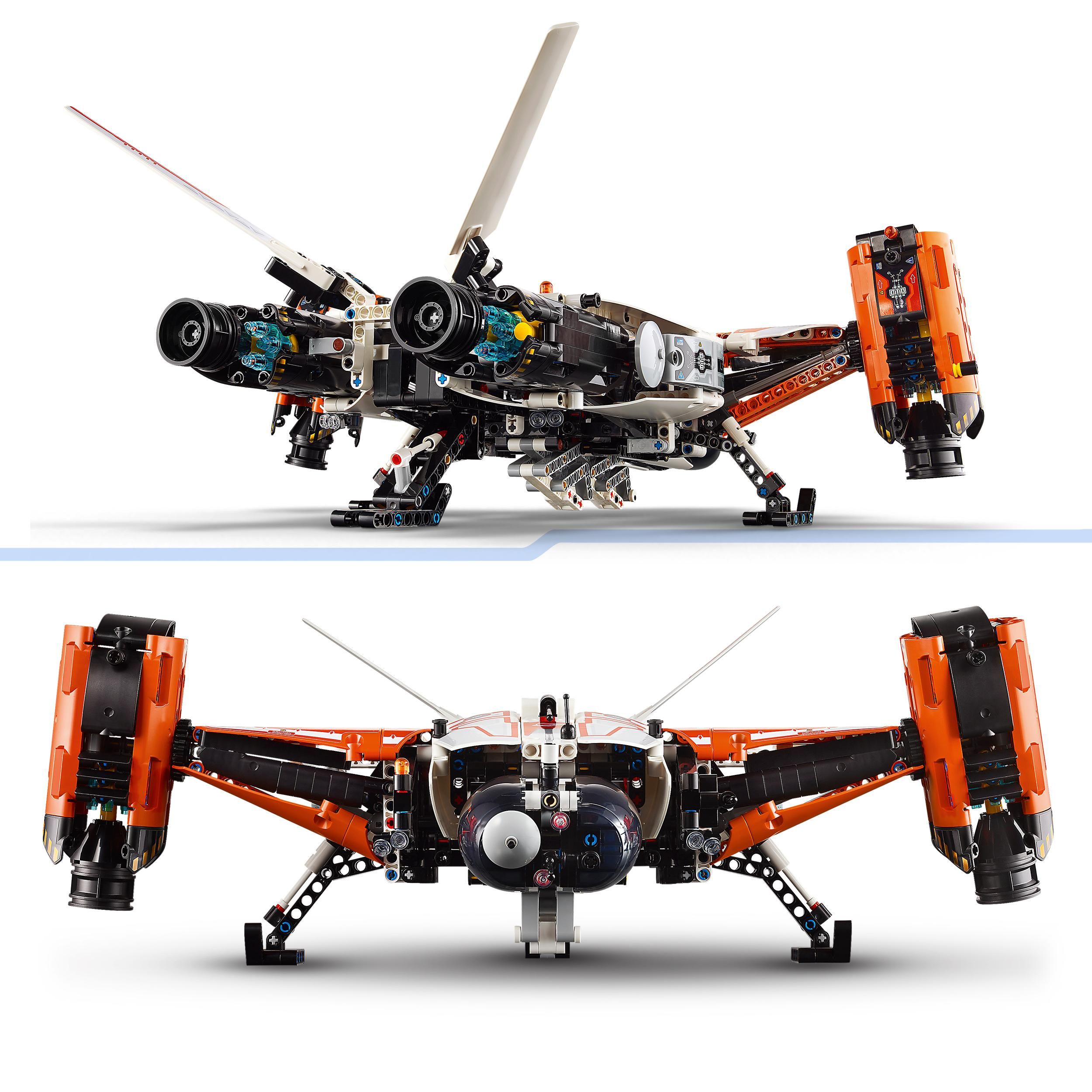 Voir la diapositive 4 : LEGO LEGO Technic 42181 Le Vaisseau Spatial Cargo VTOL LT81, Jouet de Construction de l'Espace
