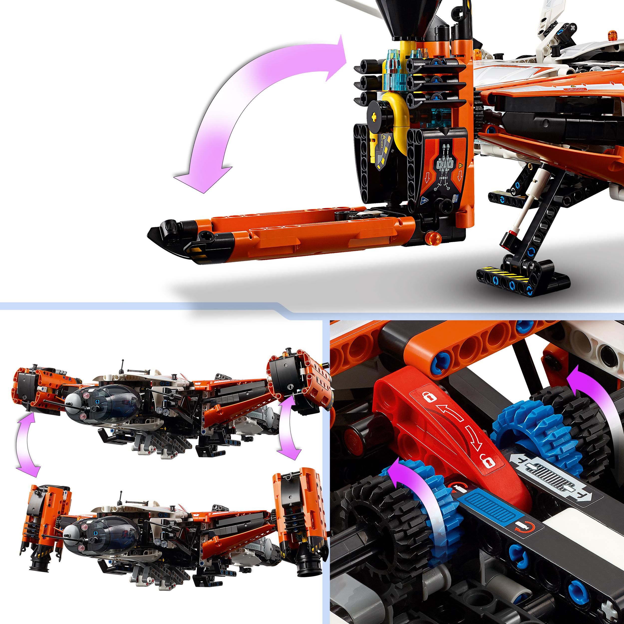 Voir la diapositive 5 : LEGO LEGO Technic 42181 Le Vaisseau Spatial Cargo VTOL LT81, Jouet de Construction de l'Espace