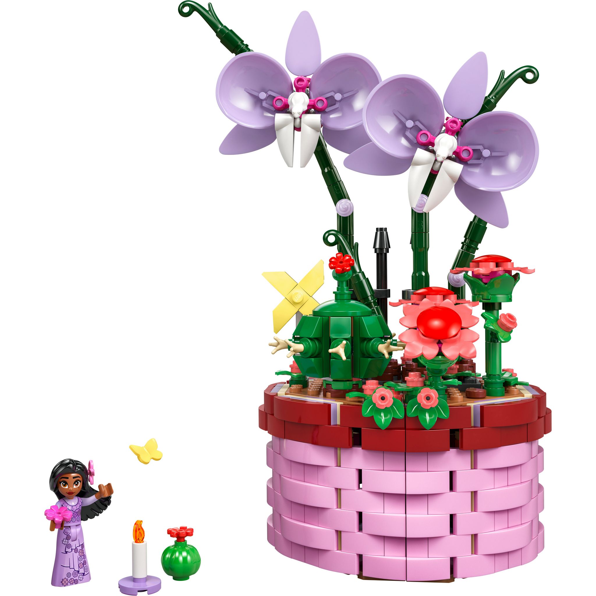 Voir la diapositive 2 : LEGO LEGO Disney Encanto 43237 Le Pot de Fleurs d'Isabela, Mini-Poupée Personnage du Film