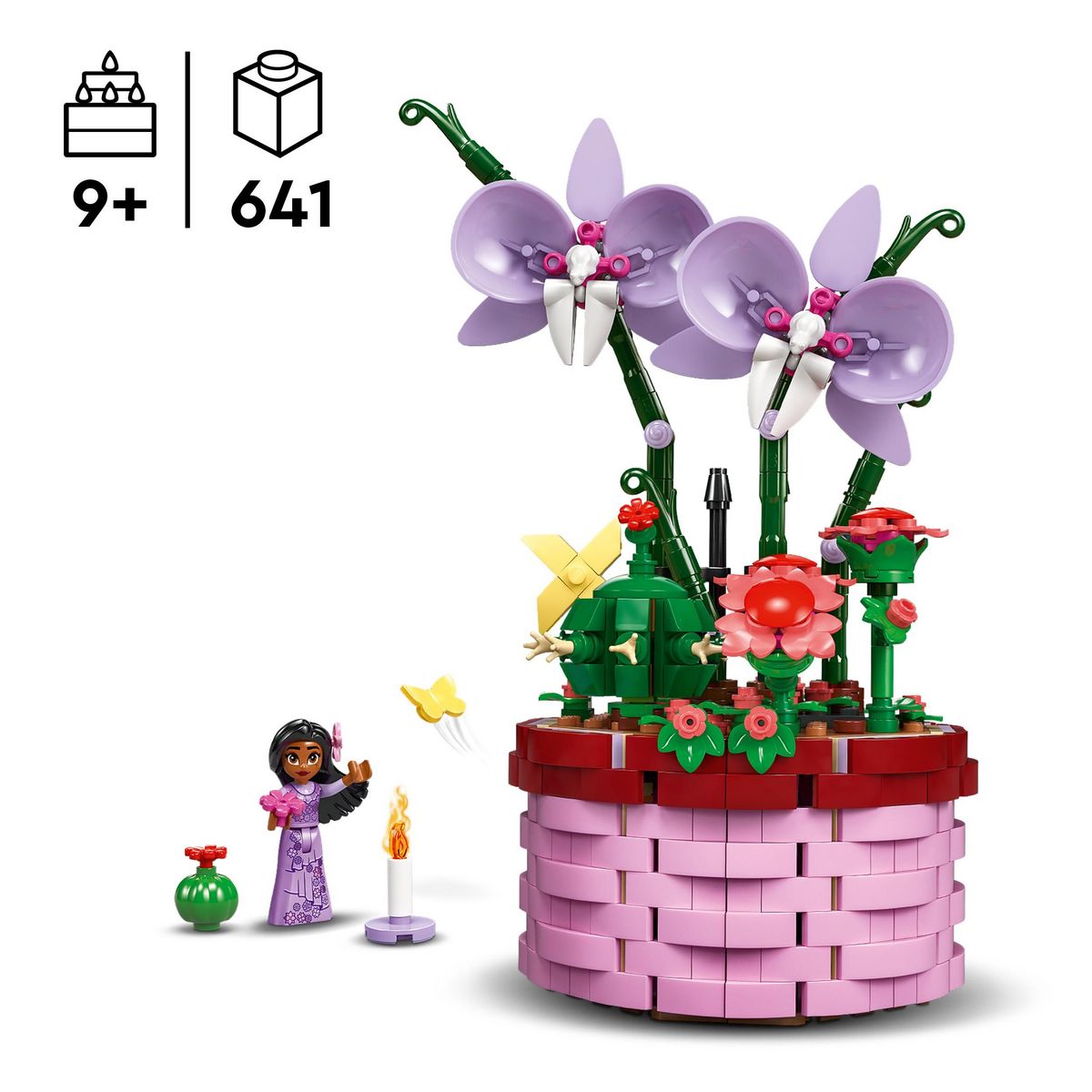 LEGO LEGO Disney Encanto 43237 Le Pot de Fleurs d'Isabela, Mini-Poupée Personnage du Film