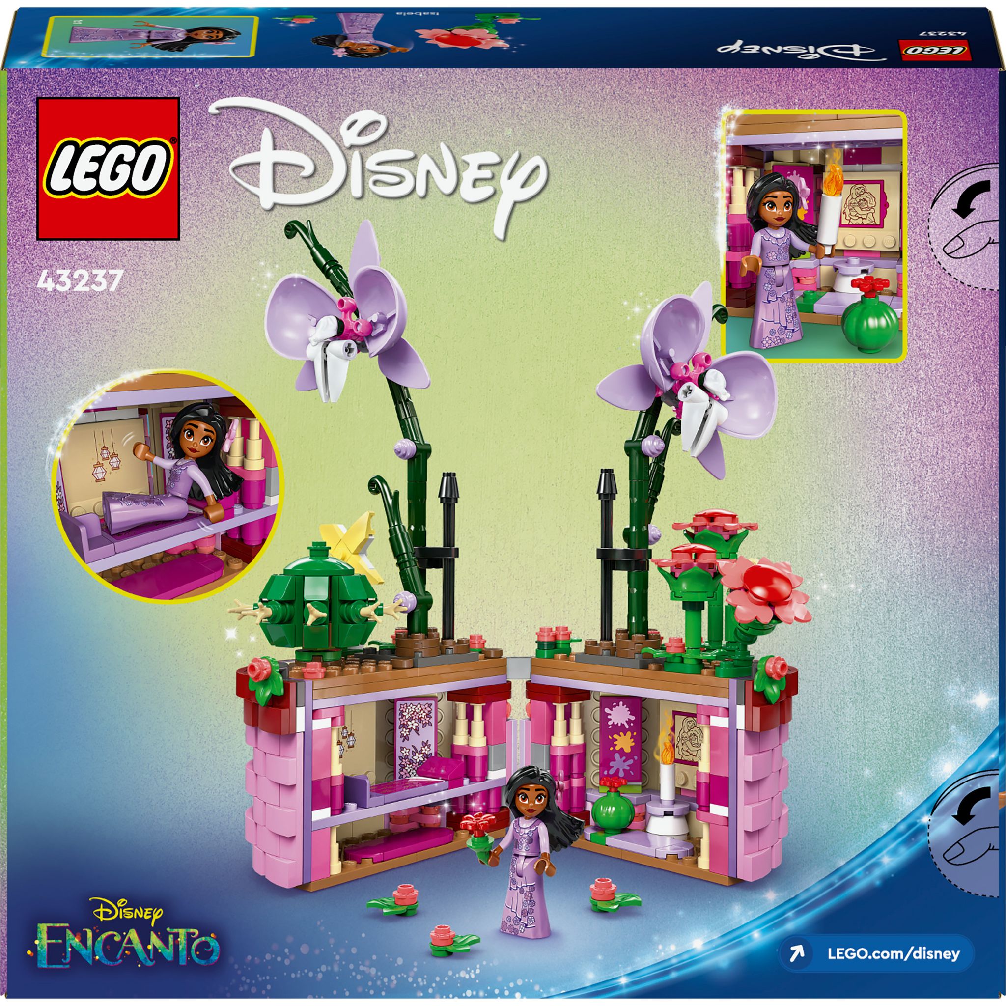 Voir la diapositive 8 : LEGO LEGO Disney Encanto 43237 Le Pot de Fleurs d'Isabela, Mini-Poupée Personnage du Film