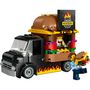 Voir la diapositive 2 : LEGO City 60404 Le Food-truck de Burgers, Jouet de Camionnette, Jeu Imaginatif avec Camionnette et Minifigurines
