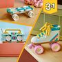 Voir la diapositive 6 : LEGO Creator 3en1 31148 Les Patins à Roulettes Rétro, Jouet avec Mini-Skateboard et Boombox, Décoration Rétro