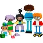 LEGO DUPLO Ma Ville 10423 Personnages à Construire aux Différentes Émotions, Jouet avec 71 Briques avec 5 Personnages