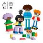Voir la diapositive 3 : LEGO DUPLO Ma Ville 10423 Personnages à Construire aux Différentes Émotions, Jouet avec 71 Briques avec 5 Personnages