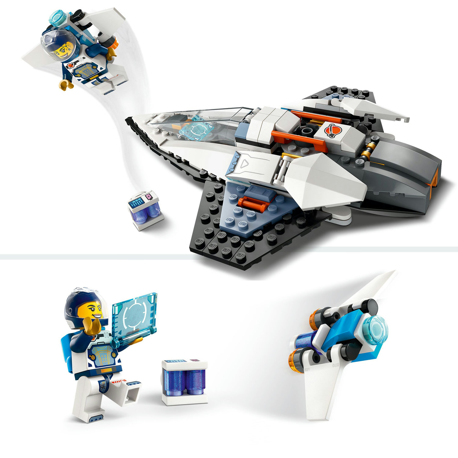 Voir la diapositive 8 : LEGO LEGO 60430 City Le Vaisseau Interstellaire, Jouet sur l'Espace, Cadeau Enfants Dès 6 Ans, Jeu Créatif avec Minifigurines