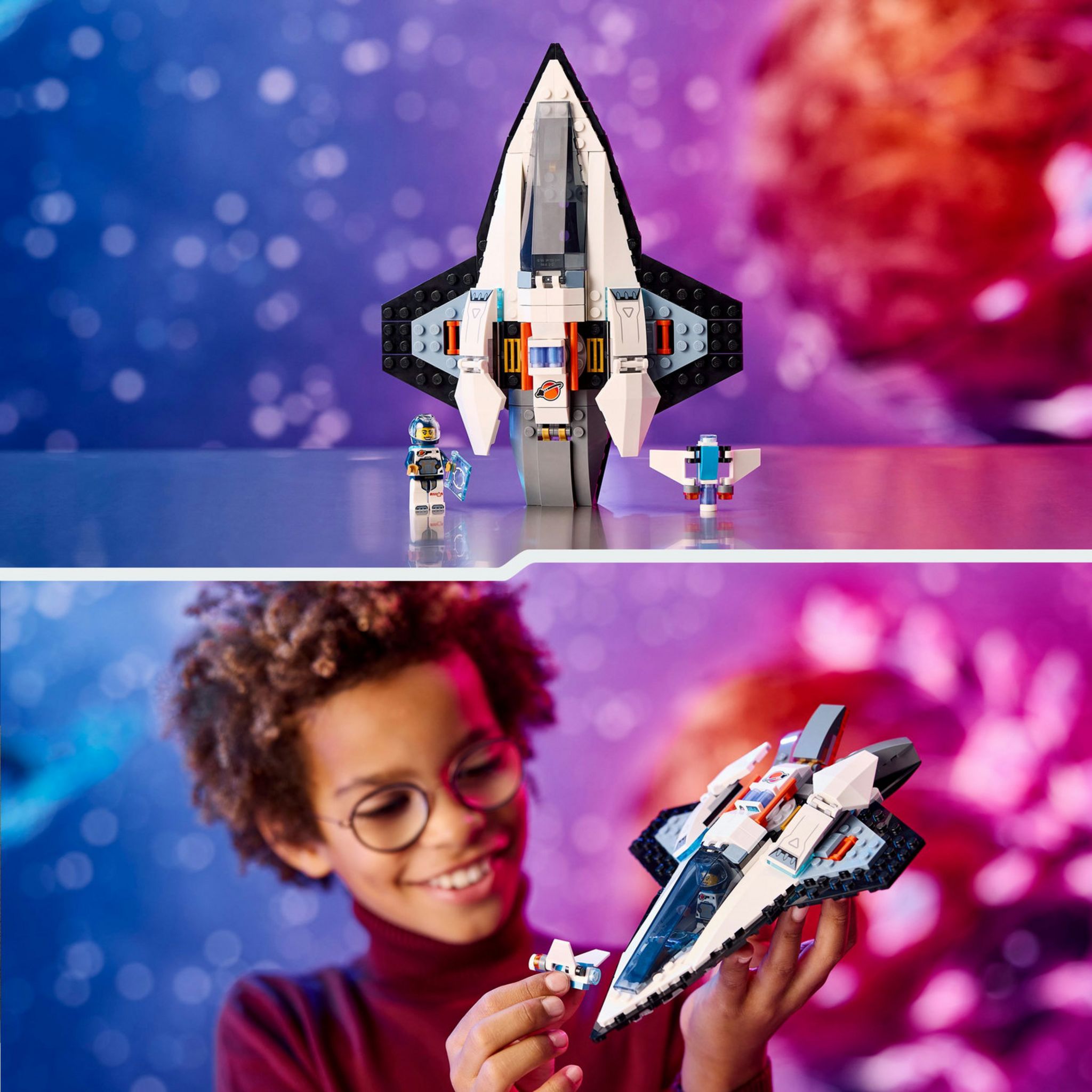 Voir la diapositive 6 : LEGO City 60430 Le Vaisseau Interstellaire, Jouet sur l'Espace, Cadeau Enfants Dès 6 Ans, Jeu Créatif avec Minifigurines