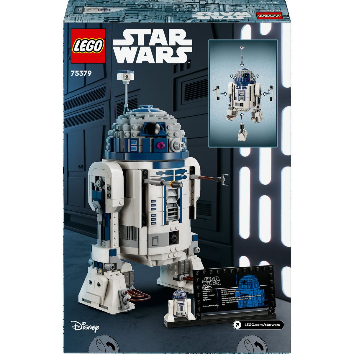 LEGO LEGO Star Wars 75379 R2-D2, Jouet Droïde à Construire, Cadeau pour Enfants, Jeu de Combat