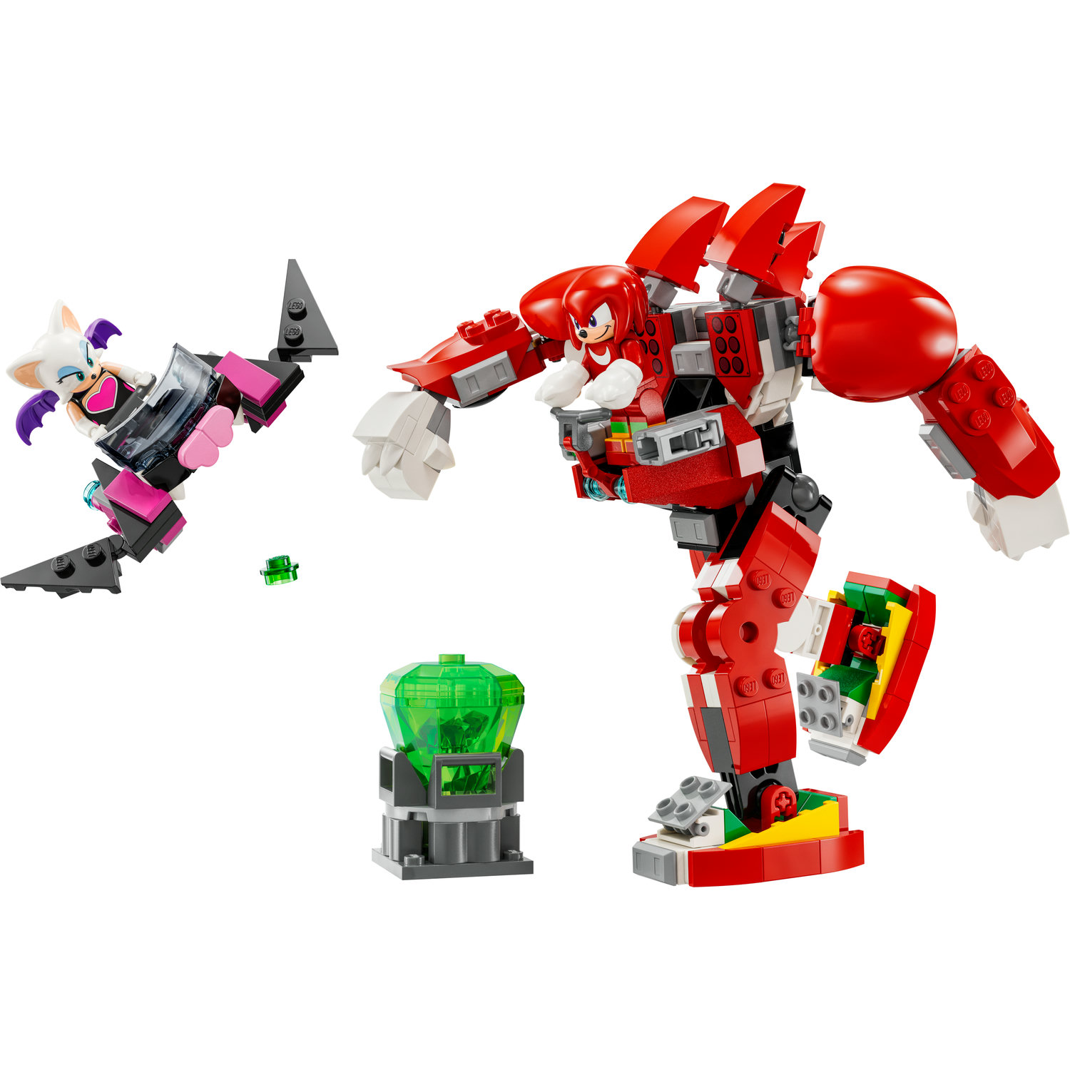 Voir la diapositive 2 : LEGO Sonic Le Hedgehog 76996 Le Robot Gardien de Knuckles, Figurines de Jeu Vidéo Knuckles et Rouge avec le Maître Emeraude