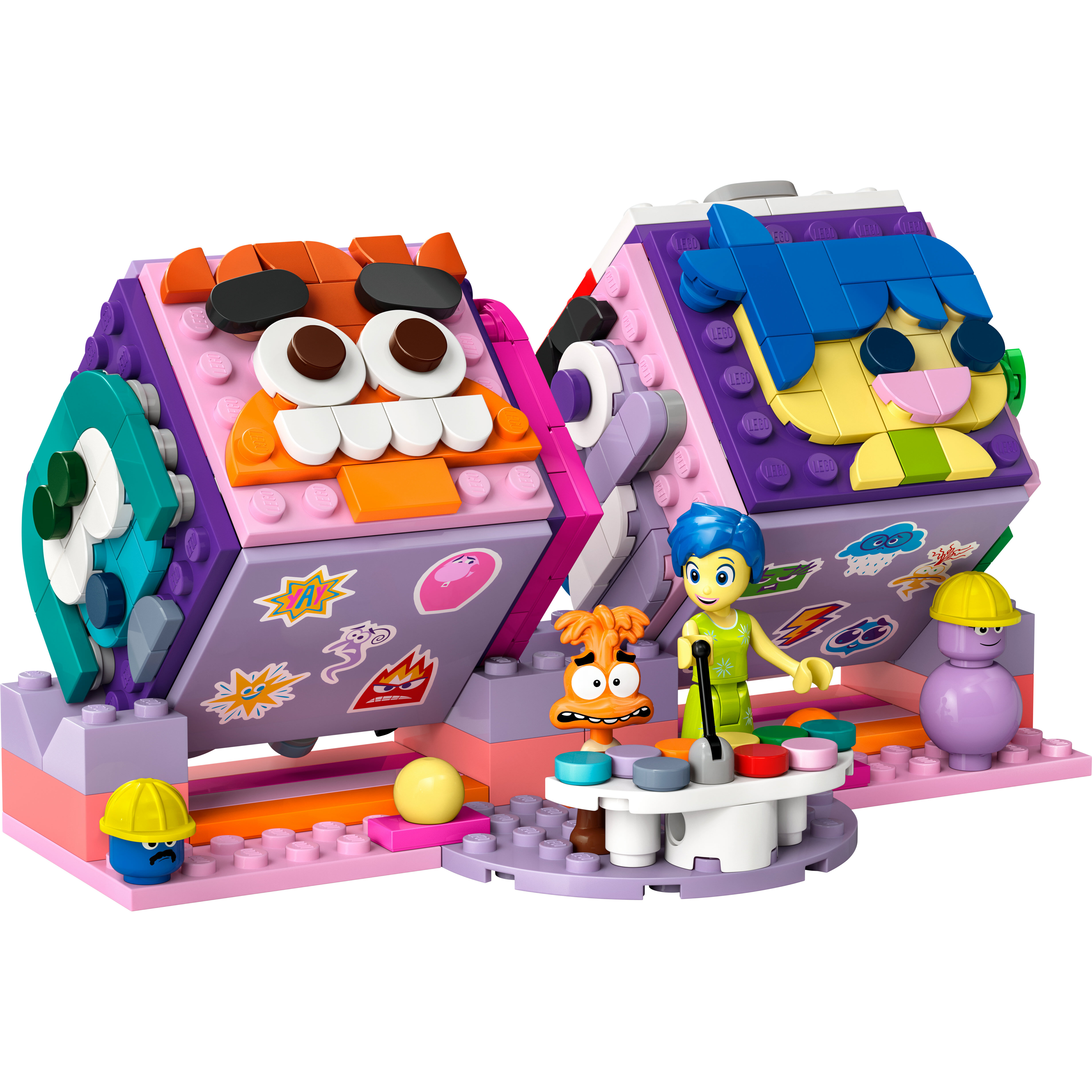 Voir la diapositive 2 : LEGO Disney 43248 - Les Cubes des Émotions Vice-Versa 2 de Pixar - Set de Construction Inspiré du Film Pour Aider Votre Enfant à Gérer ses Émotions Comme les Personnages Joie et Anxiété 43248