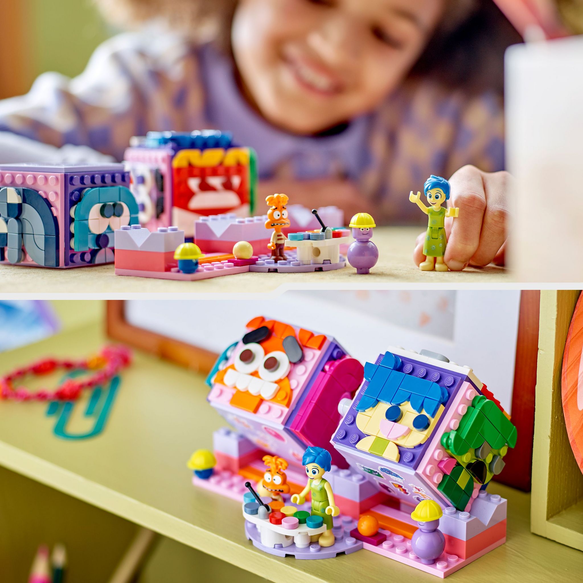 Voir la diapositive 6 : LEGO Disney 43248 - Les Cubes des Émotions Vice-Versa 2 de Pixar - Set de Construction Inspiré du Film Pour Aider Votre Enfant à Gérer ses Émotions Comme les Personnages Joie et Anxiété 43248