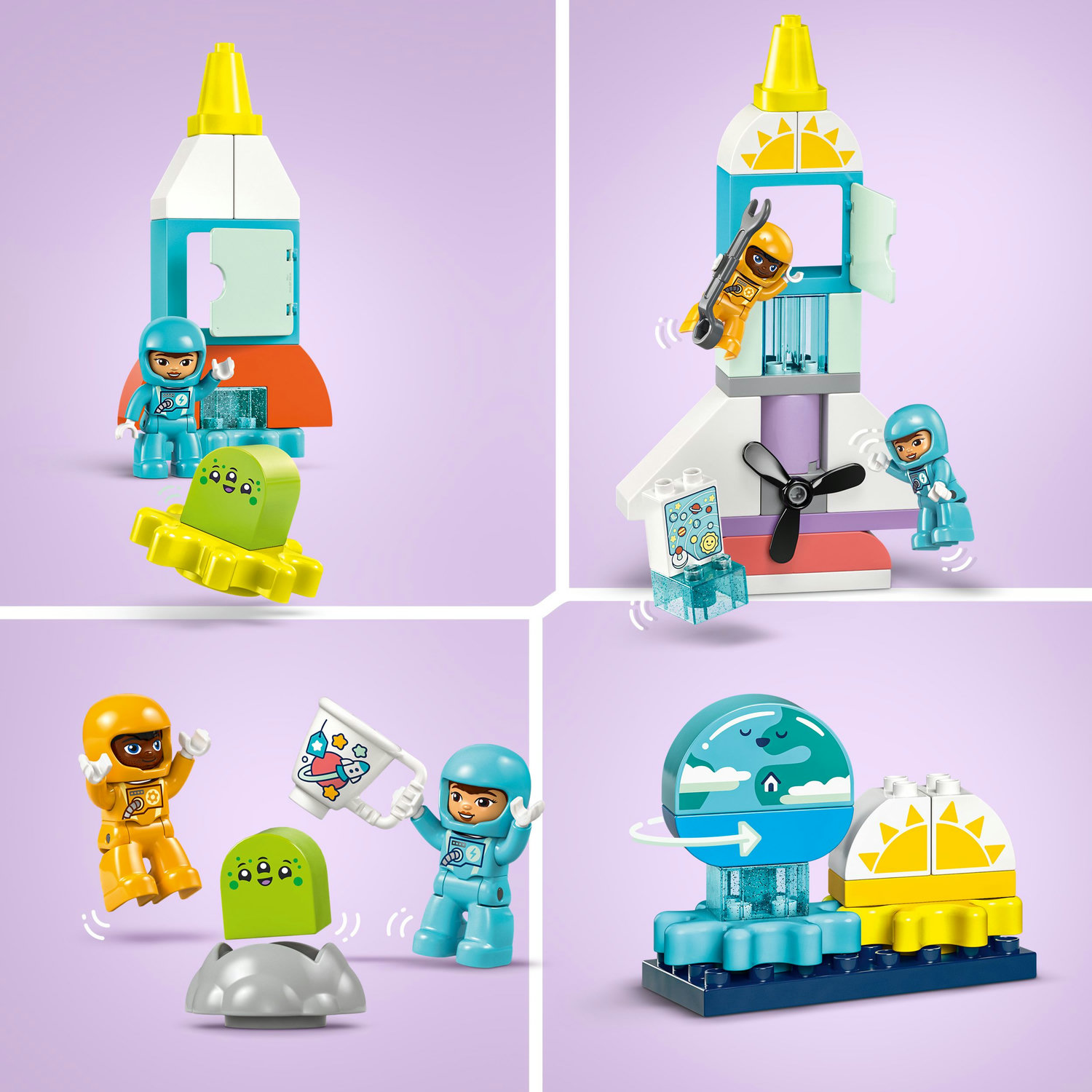 Voir la diapositive 5 : LEGO LEGO DUPLO 10422 L'aventure en navette spatiale 3-en-1