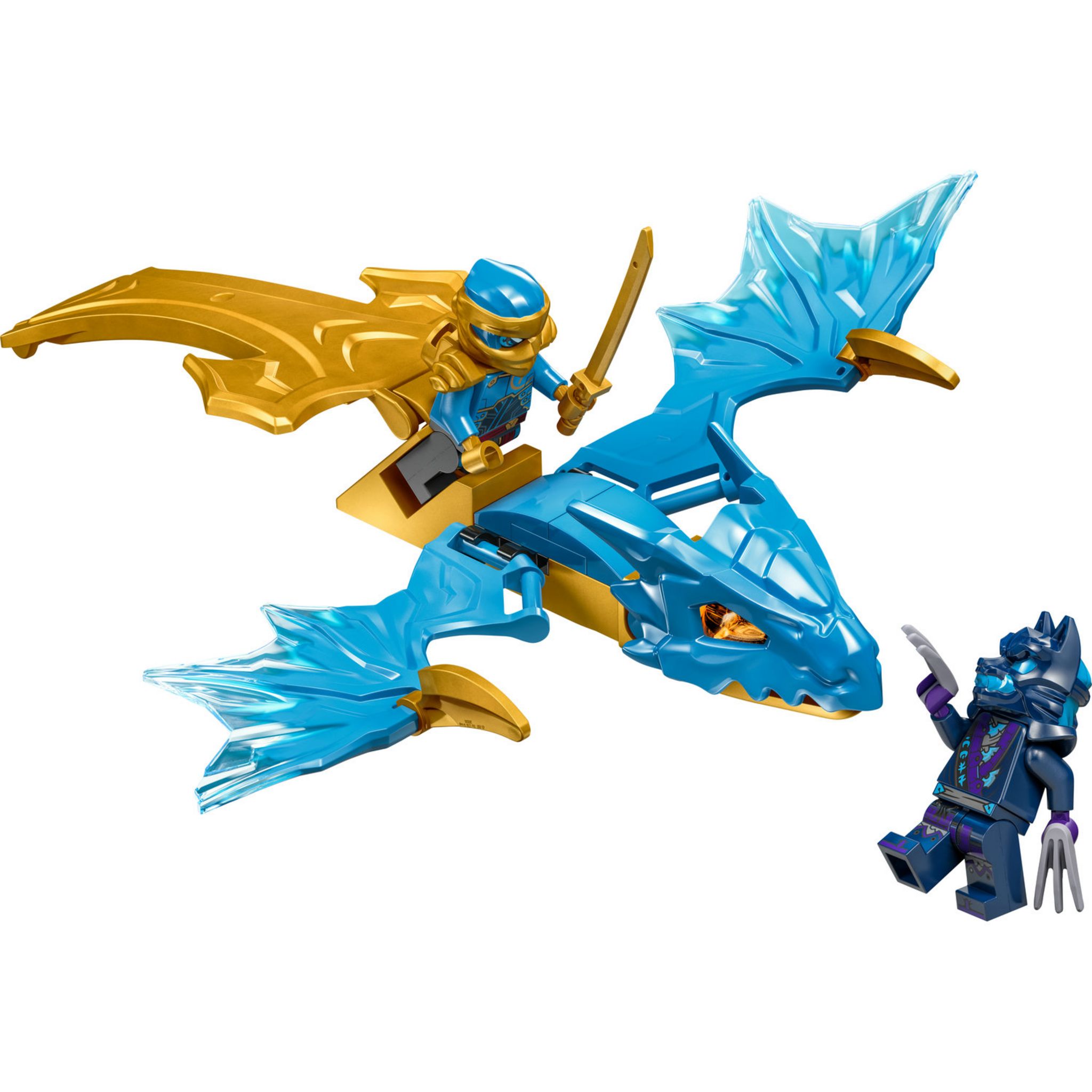 Voir la diapositive 2 : LEGO NINJAGO 71802 L'Attaque du Dragon Rebelle de Nya, Jouet Ninja de Dragon et Figurines incluant Nya avec Mini-Katana