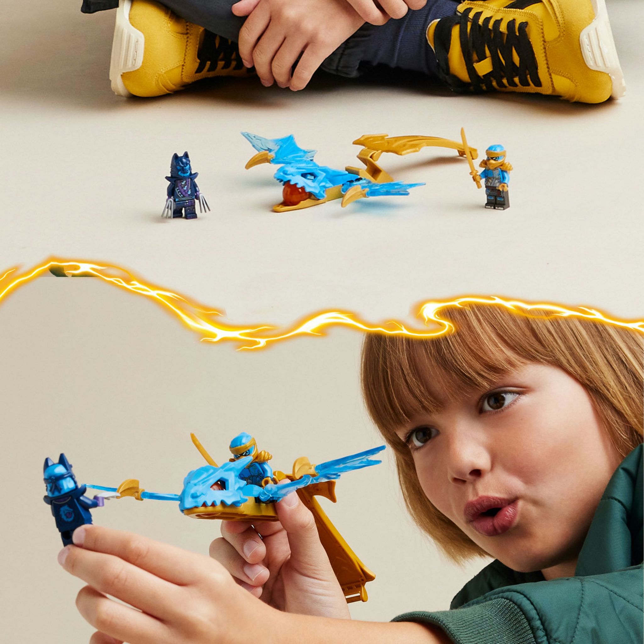 Voir la diapositive 6 : LEGO NINJAGO 71802 L'Attaque du Dragon Rebelle de Nya, Jouet Ninja de Dragon et Figurines incluant Nya avec Mini-Katana