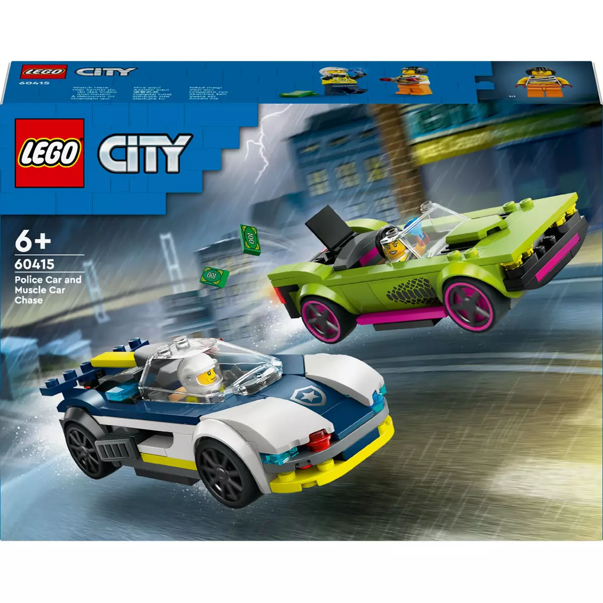 LEGO City 60415 La Course-Poursuite entre la Voiture de Police et