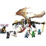 Voir la diapositive 2 : LEGO NINJAGO 71809 Egalt le Maître Dragon, Jouet Ninja avec 5 Minifigurines Ninja dont Personnages Lloyd et Nya