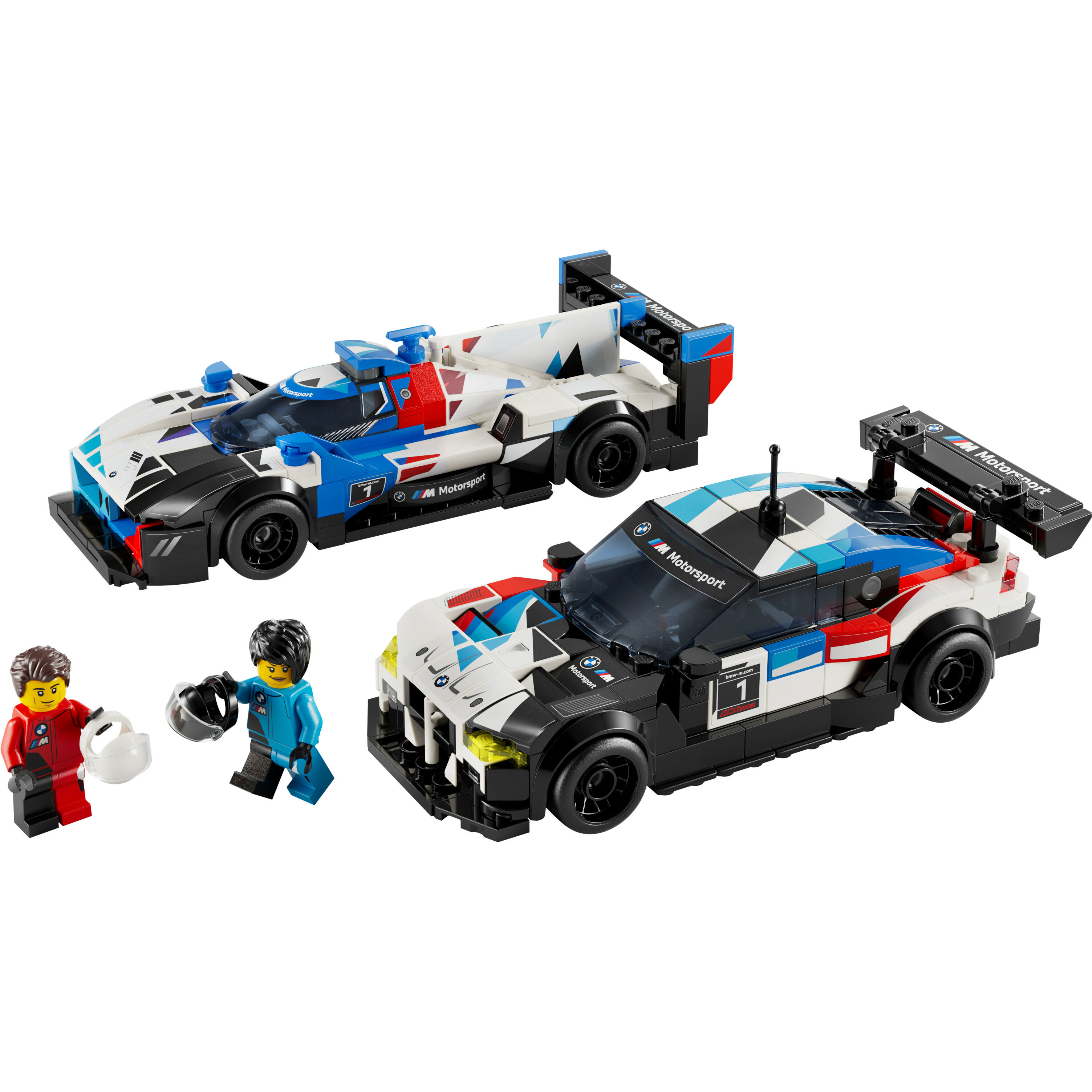 Voir la diapositive 2 : LEGO LEGO Speed Champions 76922 Voitures de Course BMW M4 GT3 et BMW M Hybrid V8, Idée Cadeau