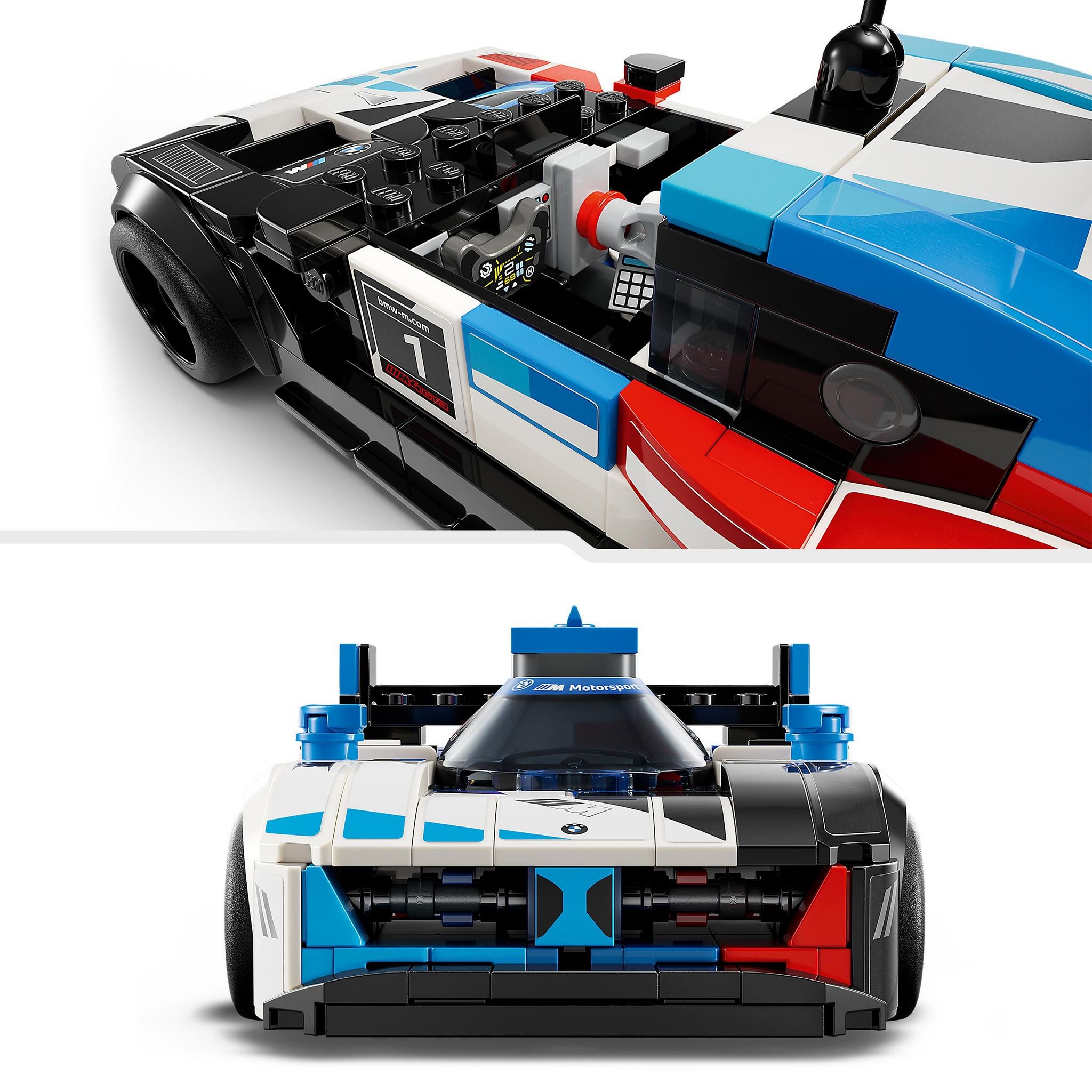 Voir la diapositive 5 : LEGO LEGO Speed Champions 76922 Voitures de Course BMW M4 GT3 et BMW M Hybrid V8, Idée Cadeau