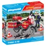 PLAYMOBIL 71466 Action Heroes - Pompier et Moto