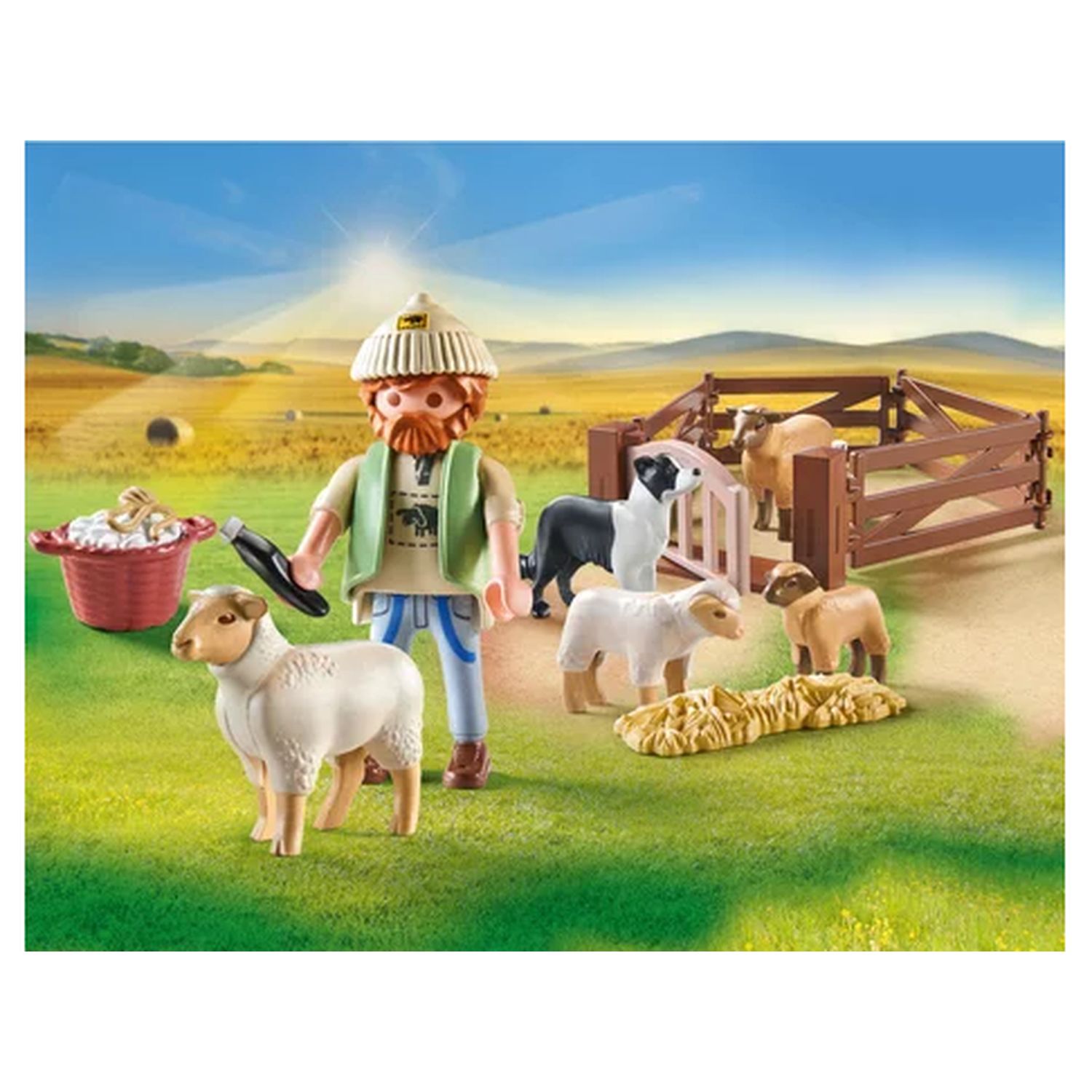 Voir la diapositive 4 : PLAYMOBIL 71444 Country - Berger avec moutons