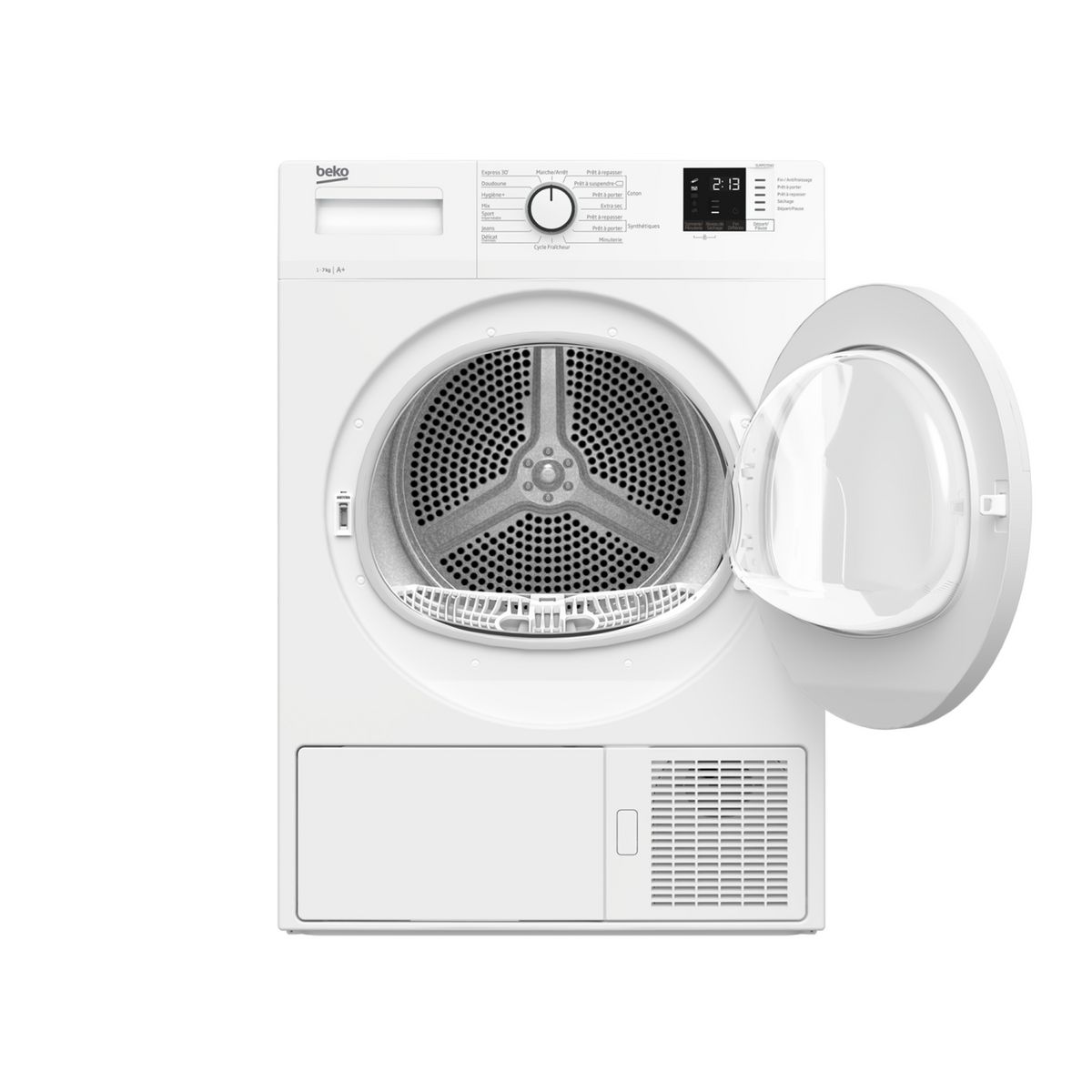 BEKO Sèche linge hublot SLMP072W2, 7 kg, Pompe à chaleur, A+