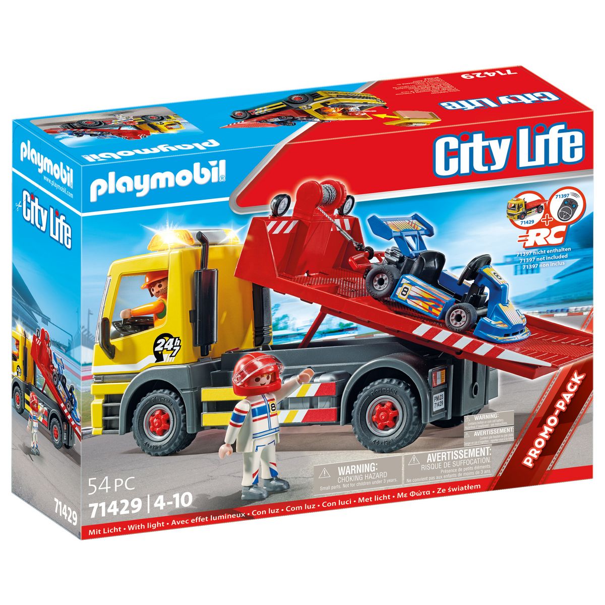 PLAYMOBIL 71429 City Life - Dépannage + Kart