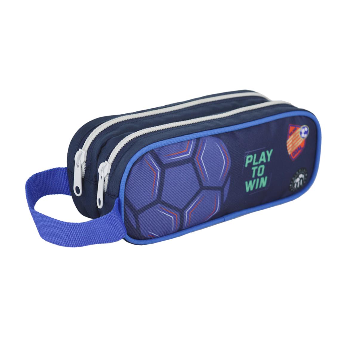 Voir la diapositive 3 : AUCHAN Trousse 2 compartiments Foot
