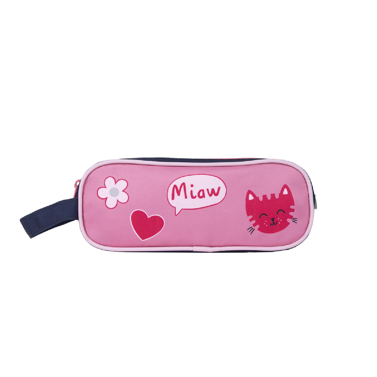 AUCHAN Trousse 3 compartiments Chat