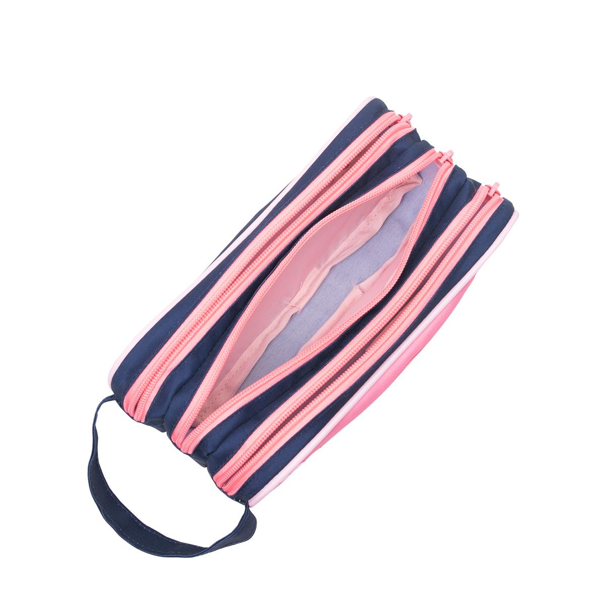 Voir la diapositive 4 : AUCHAN Trousse 3 compartiments Chat