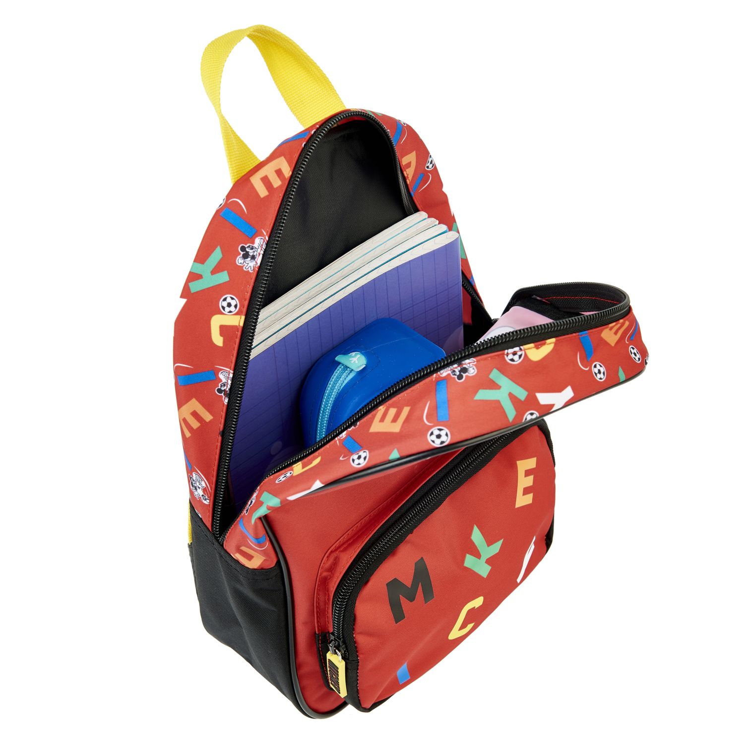 Voir la diapositive 6 : Sac à goûter rouge Mickey