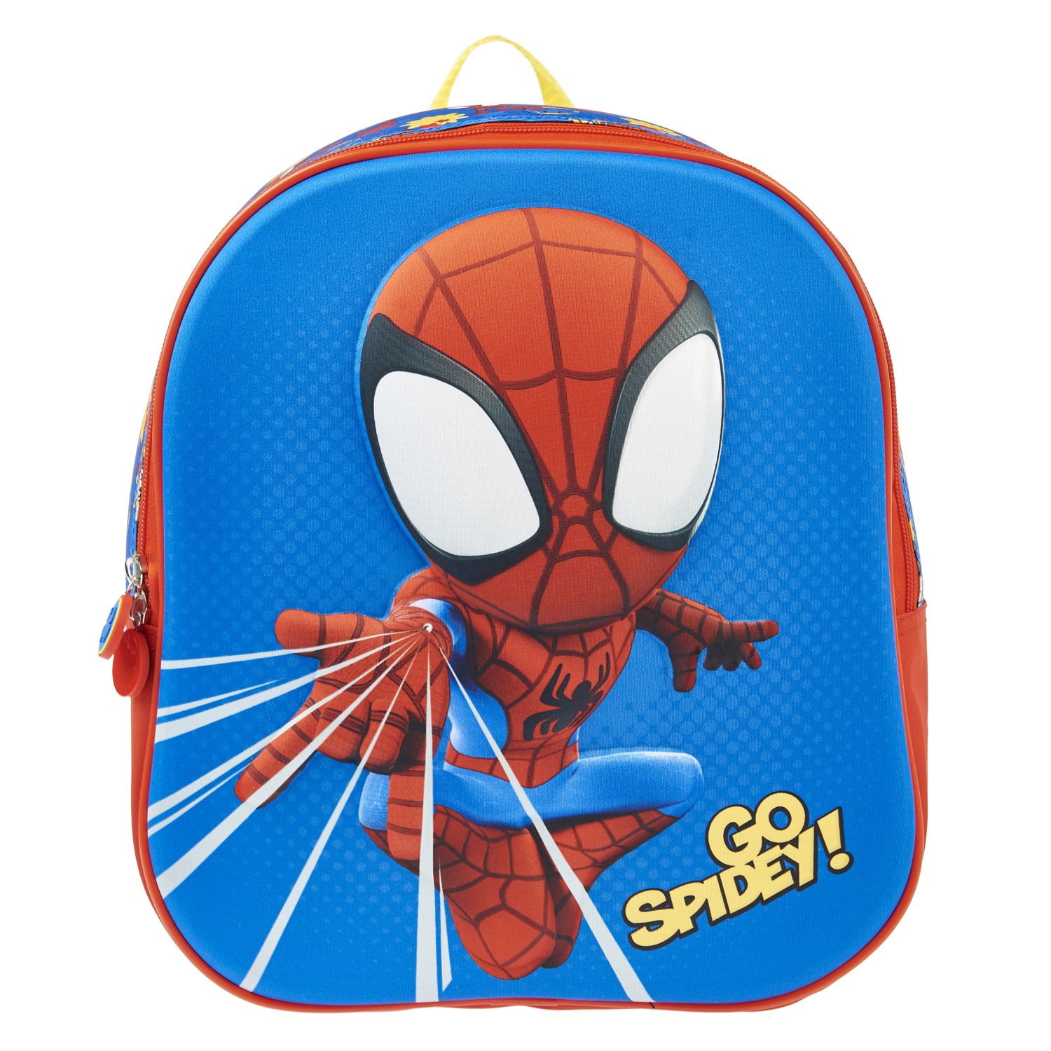 Voir la diapositive 2 : SPIDERMAN Sac à goûter 3D bleu Spiderman