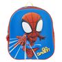 Voir la diapositive 2 : SPIDERMAN Sac à goûter 3D bleu Spiderman