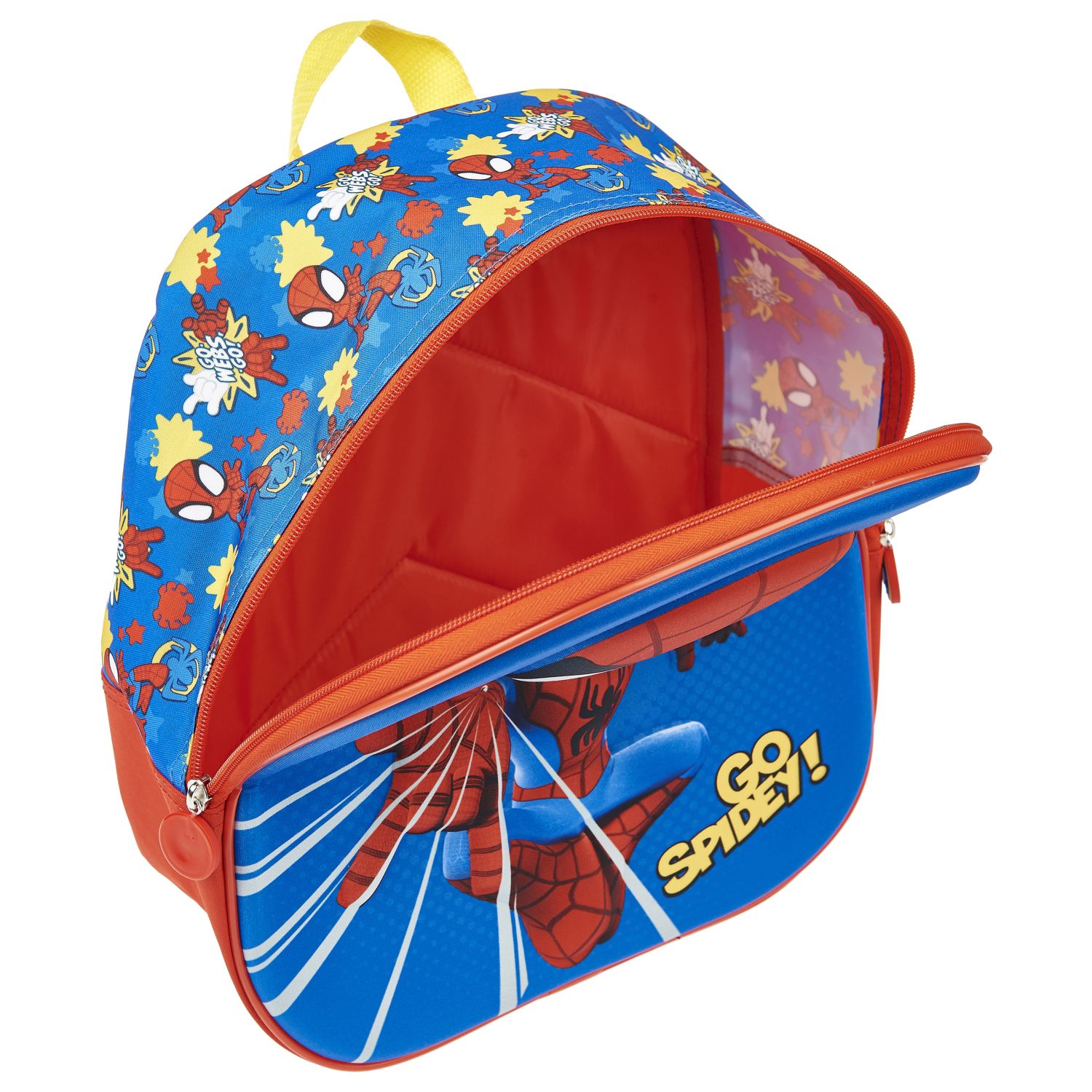 Voir la diapositive 5 : SPIDERMAN Sac à goûter 3D bleu Spiderman
