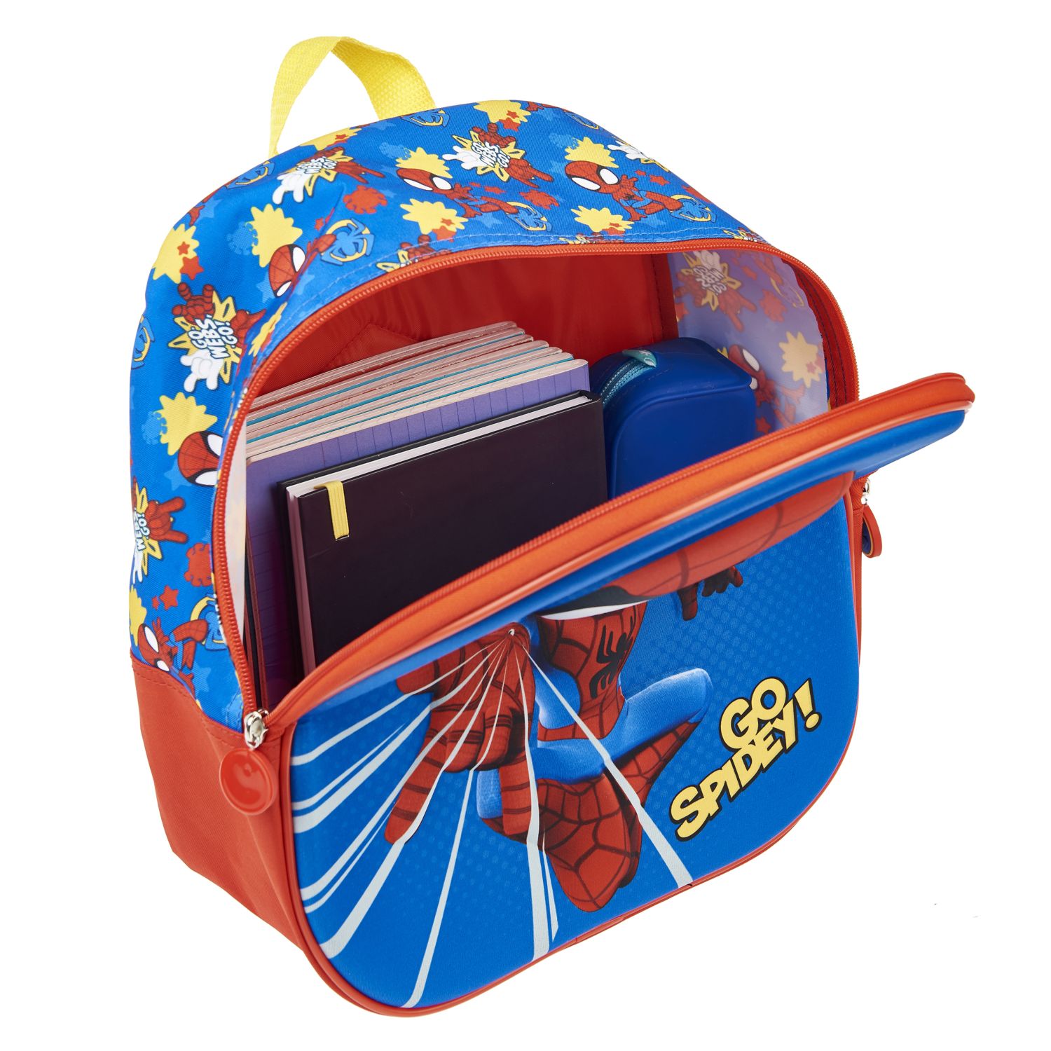 Voir la diapositive 6 : SPIDERMAN Sac à goûter 3D bleu Spiderman