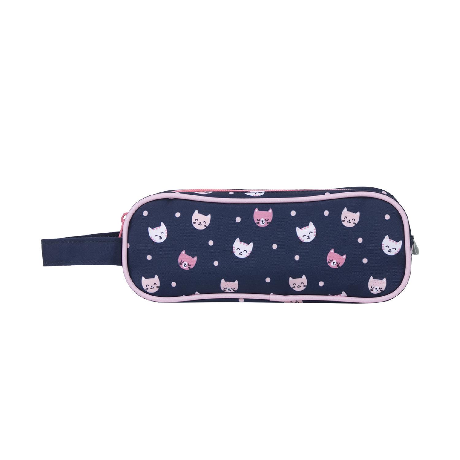 AUCHAN Trousse 2 compartiments Chat