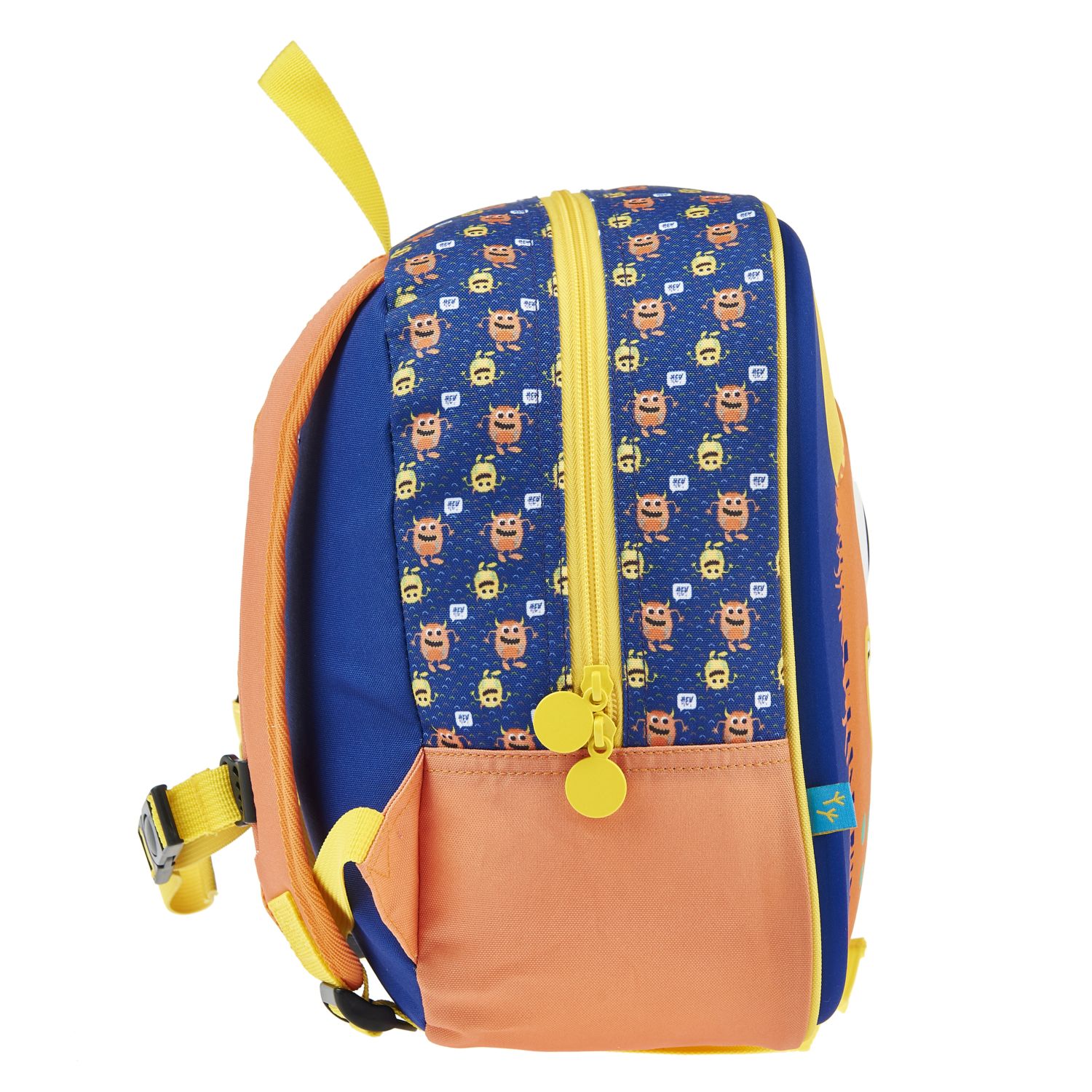 Voir la diapositive 3 : AUCHAN Sac à goûter 3D bleu monstre