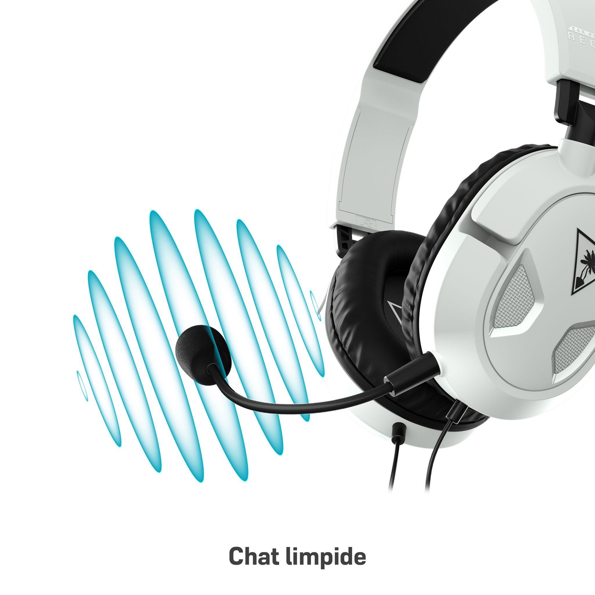 Voir la diapositive 3 : Casque Gaming Filaire Recon 50 Blanc et Noir Multiplateforme