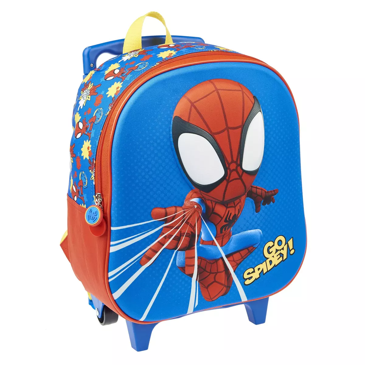SPIDERMAN Sac à dos à roulettes bleu Spiderman